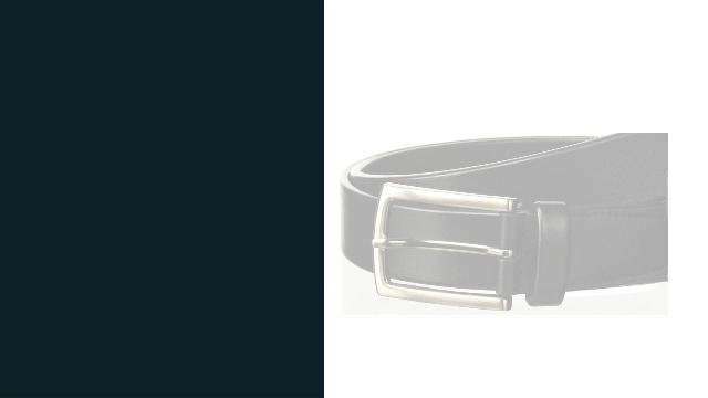 Amazon.com: Perry Ellis Men's Tubular Leather Dress Belt , 001